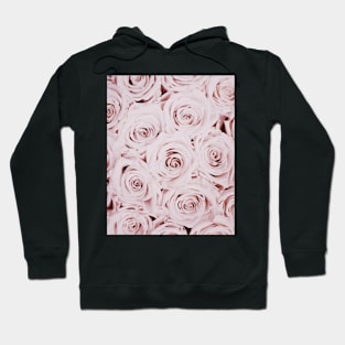 Flowers print, Roses, Pink, Pastel, Fashion print, Scandinavian art, Modern art, Wall art, Print, Minimalistic, Modern Hoodie